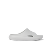 Kids Rio Slide in light grey facing right, close-up side view showcasing lightweight, water-friendly, cushioned slide for kids.