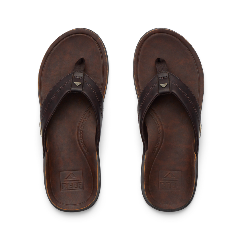 Leather Offshore - Dark Brown - Top View
