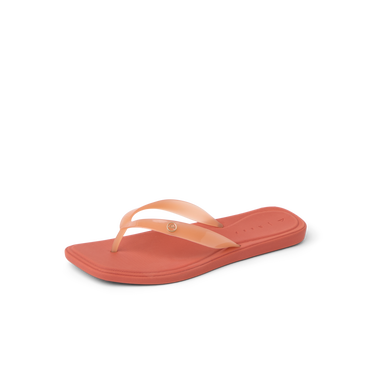 Solaye women's sandal facing left with soft-rebound cushioning and anatomical arch support, beach-inspired comfort design.