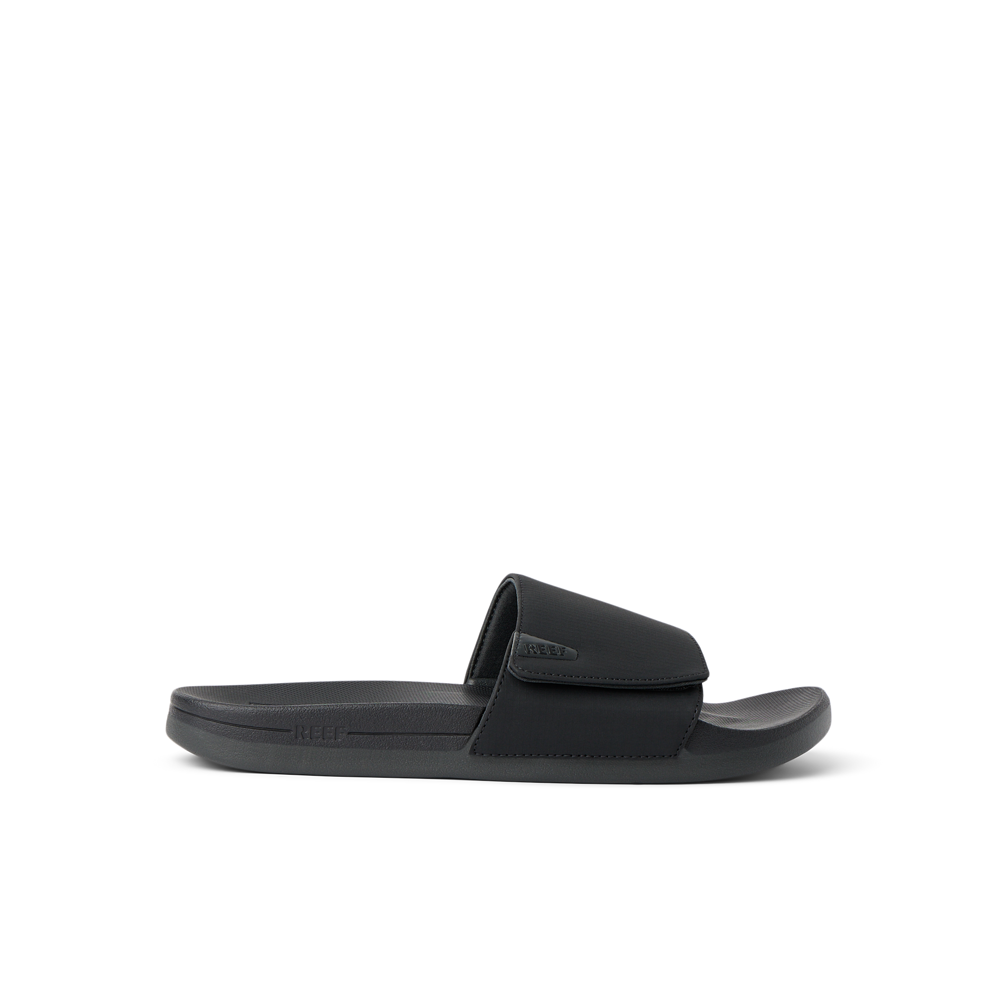 Side view of the black Cshn Phantom Slide, a durable, water-friendly slide from StoreRank.ai All Products collection.