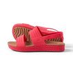 Reef Water Vista women's red sandal facing right showing outer side with soft-rebound cushioning and durable sole.