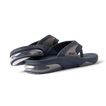 Pair of men's Fanning + sandals facing left showing back and sole with cushioned heel and water-friendly materials