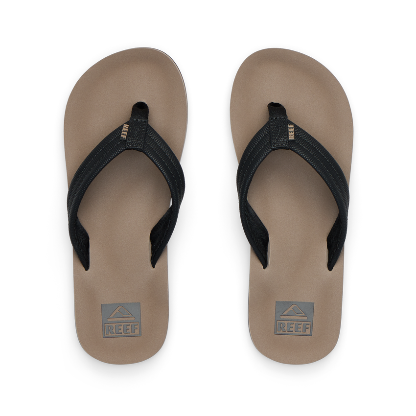 Kids Ahi - Black/Tan - Top View