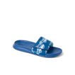 Kids Salty Slide facing right, close-up of upper and sole showing water-friendly, cushioned comfort for boys.