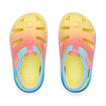 Little Totally Beachin girls’ sandals top view facing upward with surf-inspired comfort and soft-rebound cushioning.