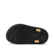 Little Totally Beachin sole facing up showing wave and palm tree design with durable, water-friendly comfort features