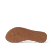Cushion Slim women's sandal showing sole with wave pattern, angled slightly left, water-friendly and lightweight design.