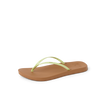Cushion Slim women’s sandal facing right with lime sherbert straps, soft cushioning, and anatomical arch support.