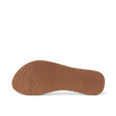 Bottom sole view of Cushion Slim women’s sandal highlighting textured, wave-patterned rubber outsole for beach comfort and durability.