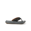Cruiser men’s flip flop facing left, showing cushioned footbed and soft arch support in black and brown colors.