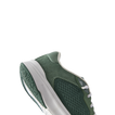 Shoreline Del Mar men’s sneaker facing right, close-up on midsole and breathable green mesh upper with arch support.
