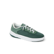 Shoreline Del Mar men's sneaker facing right, green breathable mesh with cushioned arch support, beach-inspired comfort