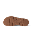 Vista Luxe Thea women's shoe showing brown sole facing upward, highlighting durable, comfort-focused surf-inspired design.