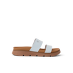 Vista Luxe Thea sandal for women facing right, close-up side view showing cushioned sole and dual straps