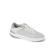 Shoreline Del Mar men's sneaker facing right, light grey with soft-rebound cushioning and anatomical arch support.