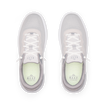 Top view of Shoreline Del Mar men's sneakers in light grey with anatomical arch support and cushioned insoles designed for beach comfort.