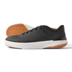 Side view of Shoreline Del Mar H2O black sneaker with breathable perforations and durable water-friendly materials.