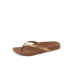 Vista Ivy women's right-facing sandal in sunset bronze with soft-rebound cushioning and anatomical arch support, close-up side view.