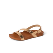Vista Isabella women's sandal facing left, showing front and side straps in sunset bronze with cushioned footbed.