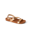 Vista Isabella women's sandal facing left with bronze straps, cushioned footbed, and comfort arch support design.