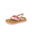 Little Ahi sandal facing right, showing multicolor straps and cushioned sole with anatomical arch support for girls.