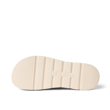 Bottom sole view of Cali Laguna sandal facing up, showcasing textured grip and durable, water-friendly design.