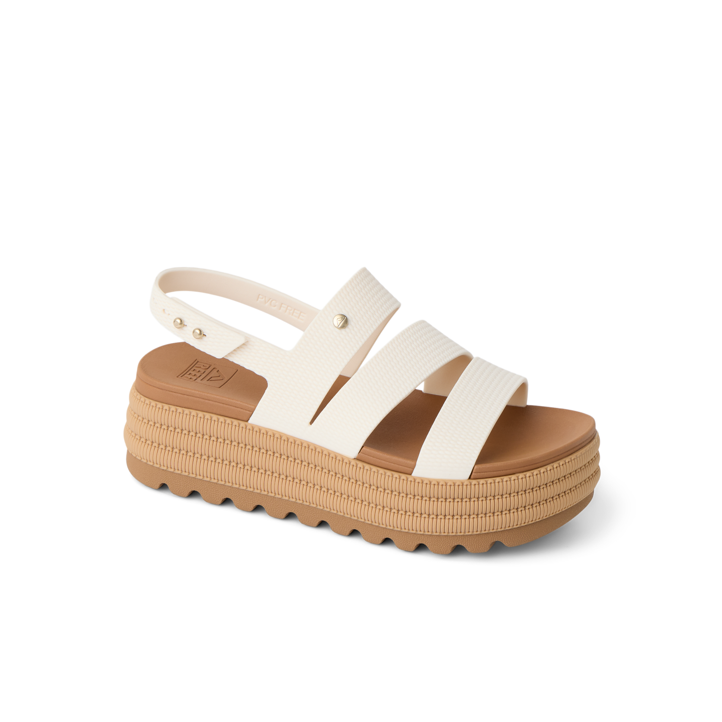 Water Vista Higher 2 sandal facing left, showing top and outer side with cushioned platform sole for comfort and durability.