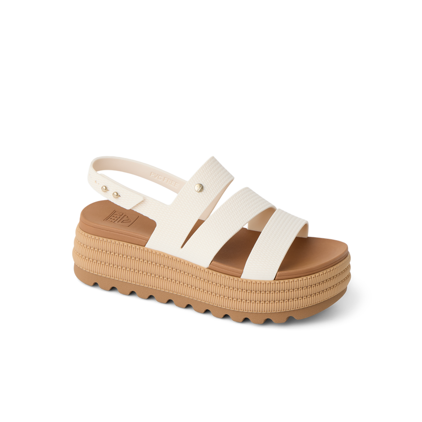 Water Vista Higher 2 sandal facing left, showing top and outer side with cushioned platform sole for comfort and durability.