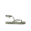 Willow Quinn women's sandal in light green with ankle strap, designed for comfort and everyday wear