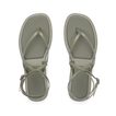 Willow Quinn women's comfortable sandals in muted green with ankle straps, perfect for everyday casual wear.