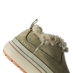Weekend Olivia women's left shoe facing right with plush faux fur lining and water-resistant nubuck upper