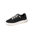 Reef Del Mar black sneaker facing right, breathable mesh upper with arch support, from Men's & Women's Shoes collection.