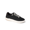 Reef Del Mar sneaker facing right, lightweight black mesh with anatomical arch support, soft cushioning, Vacation-Ready shoes.