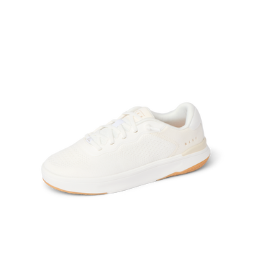 Reef Del Mar white sneaker facing right with soft-rebound cushioning and anatomical arch support for all-day comfort