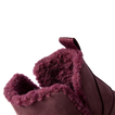 Weekend Autumn women's shoe facing left, close-up of soft plush lining and leather upper for comfort and warmth.