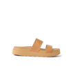 Vista Hi 2 sandal facing right with natural vegan straps, cushioned cork footbed, and lightweight comfort platform sole