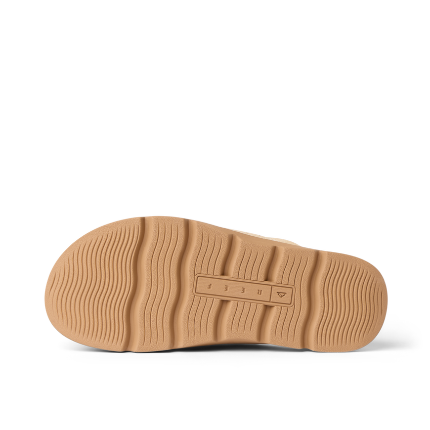 Vista Luxe Mariana shoe sole view facing upward showing textured, durable outsole designed for all-day comfort and arch support.