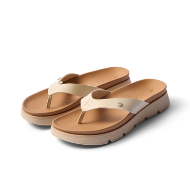 Vista Luxe Vivianahh women's sandals facing forward, close-up of cushioned footbed and soft arch support in neutral tones.