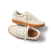 Lay Day Seas women's shoes with right side view and top view showing cushioned sole and breathable fabric design