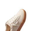 Lay Day Seas sneaker for women, facing right, close-up on upper and midsole, surf-inspired comfort with anatomical arch support.
