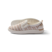 Neptune Elyse women's slip-on sneaker facing left, close-up side view with soft cushioning and arch support, beach-inspired design.