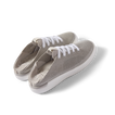 Reef Neptune adult women's gray sneakers facing left, lightweight, breathable mesh with soft cushioning and arch support.