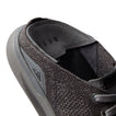 Close-up of the men's Neptune HT black sneaker heel and collar with soft cushioning and anatomical arch support features.