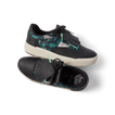 Onshore Pebble X Palm men's shoes with palm print, facing right, close-up of top and side showing cushioning and arch support