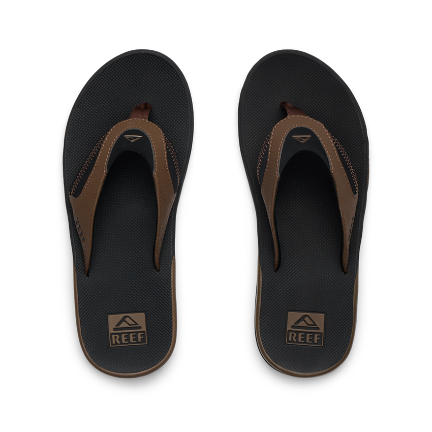 Fanning - Black And Tan - Top View