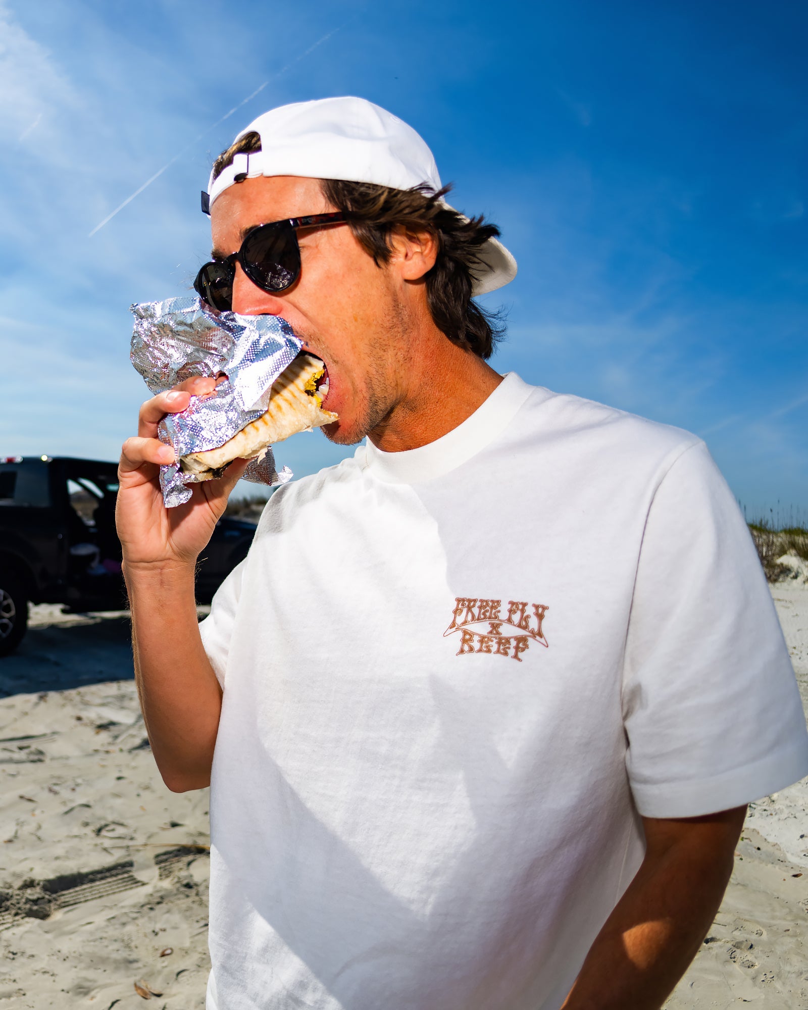 High-Stoke Relaxed Tee - Bone view 2