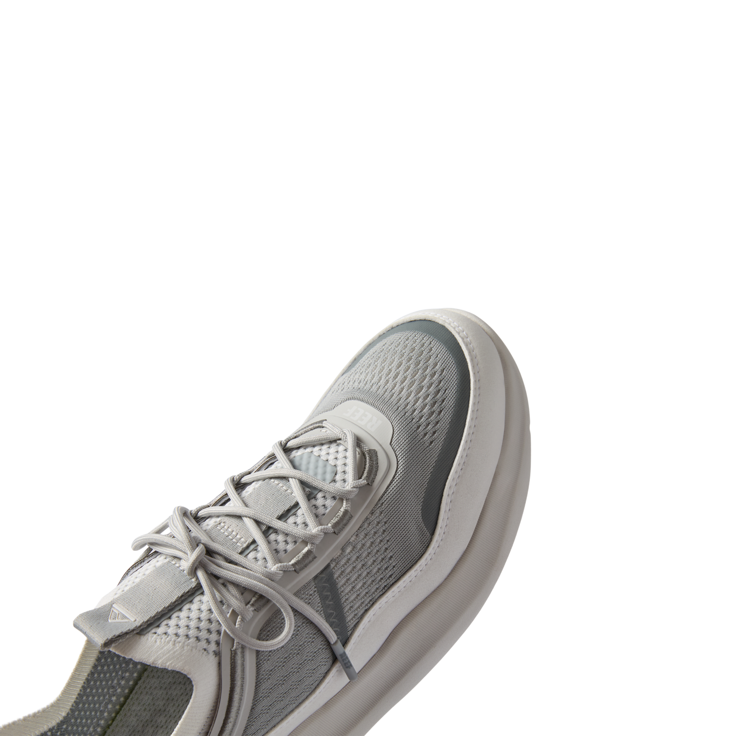 Shorebreak TRV sneaker facing right, close-up on front with breathable mesh and cushioned sole for all-day comfort.