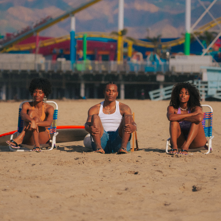 REEF X Ebony Beach Club Original Stripes view 4