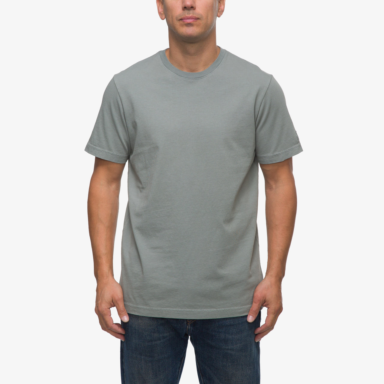 Marte Short Sleeve Tee - Chinois Green - Front View