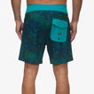 Worley F/W Wvn Short - Tile Blue - Back View